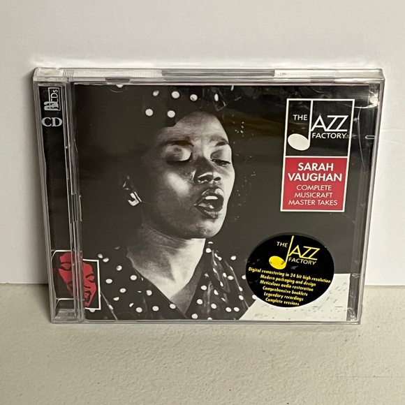 Sarah Vaughan The Jazz Factory Complete Musicraft Master Takes 2 CD Set 24 bit